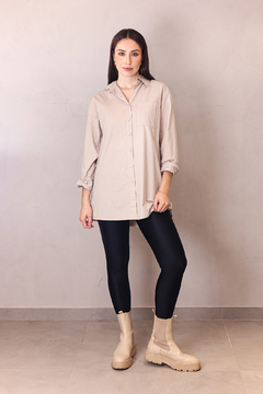 CAMISA OVER TRICOLINE CONCHA - comprar online