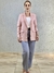 Blazer Twill Oversized Botão Encapado Sem Forro - comprar online