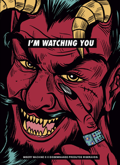 Quadro A5 "I'm watching you" na internet