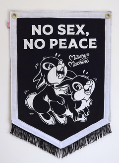 Pennant "No sex, no peace" - comprar online
