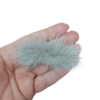 Pompom bigode 7cm CINZA - 1 unidade