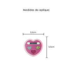 Aplique acrílico camada dupla BARBIE ESTOJO MAQUIAGEM - 1 unidade - comprar online