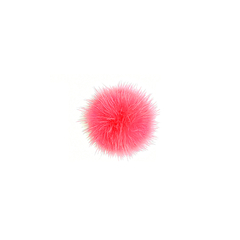 Pompom achatado 2,5cm PINK - 1 unidade