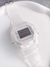 RELOJ PENELOPE BLANCO (MALLA TRANSPARENTE) - comprar online