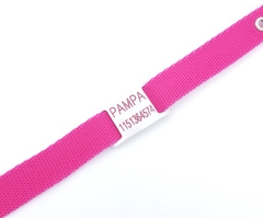 Chapita pasador para collares de 2cm de ancho + collar color fucsia - comprar online