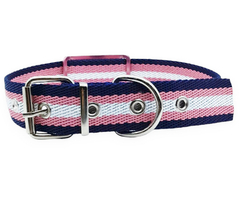 Chapitas Perros Pasador Rosa+collar Elegante 2cm Ancho - comprar online