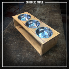 COMEDERO TRIPLE YAIZA 19CM