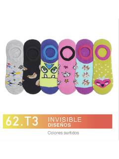 FL62T3-Invisible Diseños Colores Surtidos niños-as