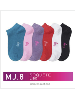 FLMJ8-PACK X12 unidades (DOCENA), DAMA/ Soquete Liso . surtidos