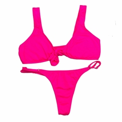 ML1006-BIKINI DOS PIEZAS CON NUDO EN EL CORPIÑO (COLORES)