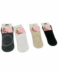 MD712-PACK X12 unidades (DOCENA) INVISIBLES DE MUJER SOCK MARKS