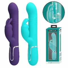 Vibrador Twinkled 2 Ponto G e Clitóris Vai e Vem Pretty Love - loja online