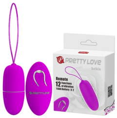 Vibrador Bullet Selkie com Controle 12 Vibrações Pretty Love