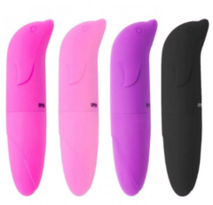 Vibrador de Ponto G Golfinho com Textura Aveludada