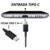 CARGADOR SAMSUNG ULTRA FAST USB-C (25w) NEGRO ORIGINAL EN CAJA CON CABLE USB - Wetec