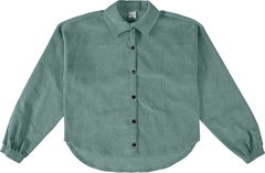 JACKET SHIRT MENINA EM VELUDO MALWEE KIDS VERDE