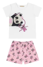 Pijama Infantil Feminino Panda Trick Nick