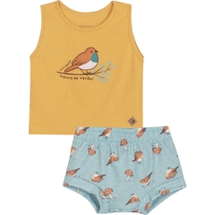 Conjunto Banho de Sol Passarinhos Nini & Bambini. - comprar online