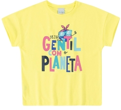 BLUSA INFANTIL MENINA SEJA GENTIL MALWEE - Tam 18