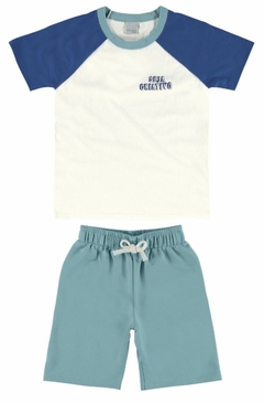 Conjunto Branco Seja Criativo Menino Malwee Kids