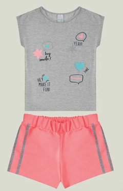 Conjunto Blusa e Shorts Malwee Kids