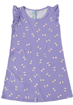 CAMISOLA INFANTIL MENINA MANGA BABADO EM ALGODÃO MALWEE KIDS