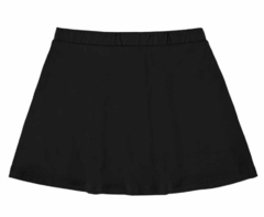 SAIA SHORTS INFANTIL MENINA CINTURA MÉDIA EM ALGODÃO MALWEE KIDS PRETO