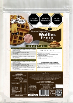 Harina para Waffles Sabor Fresa