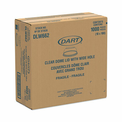 Caja 1000 Tapas de domo amplio Dart/Solo 12 oz, DLW662