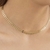 Choker Setas Dourado - comprar online