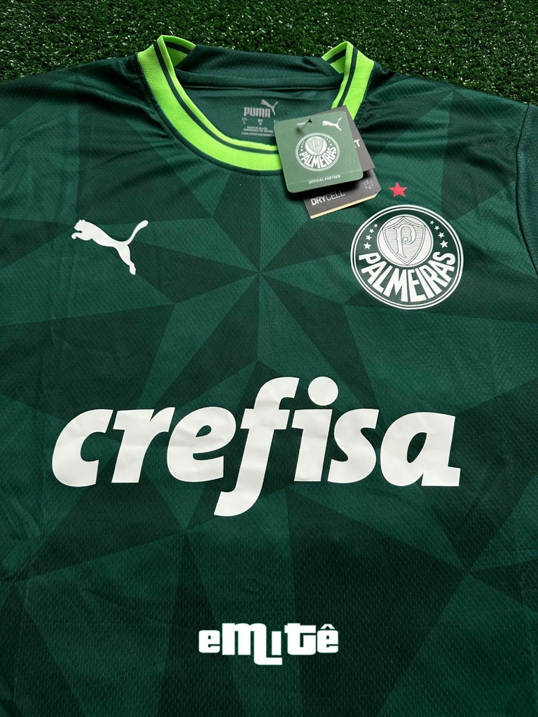 Camisa Palmeiras I 2023/24 - Torcedor Masculina Puma - Verde