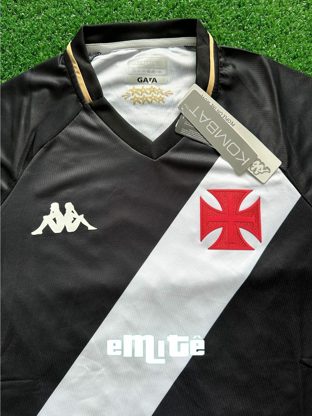 Camisa Vasco Goleiro 2023/24 - Torcedor Kappa Masculina - Branca