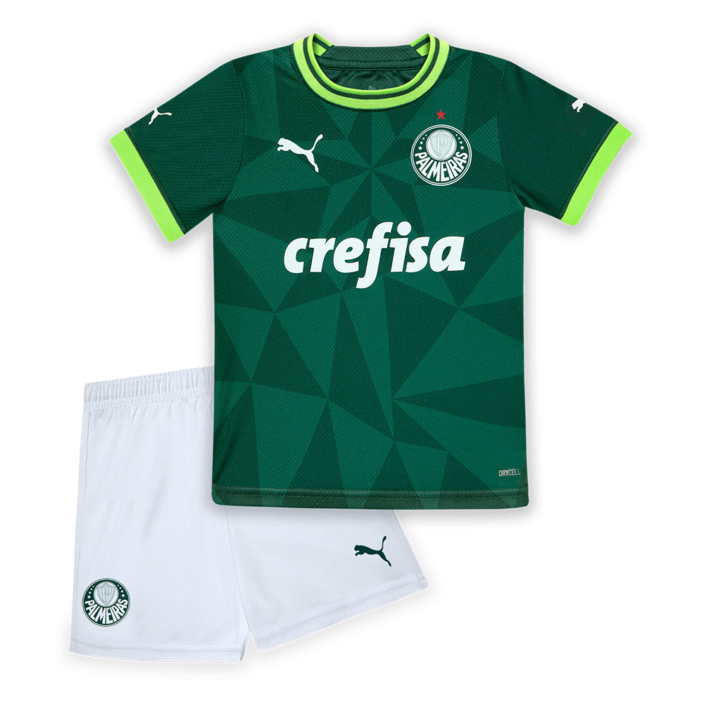 Kit infantil Palmeiras I 2023/2024 - Torcedor Puma - Verde