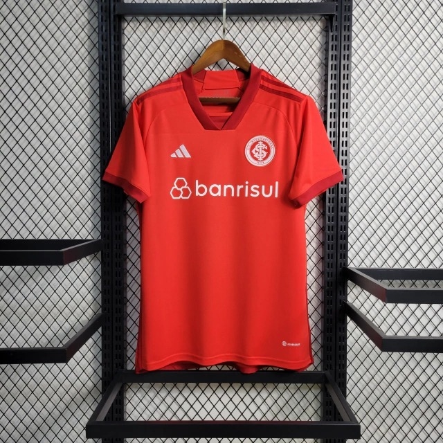 Camisa Internacional I 2023/24 - Torcedor Adidas Masculina - Vermelho