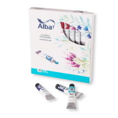 Acuarelas Profesionales Alba Estuche X 18 Colores