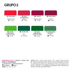 Acrilico Profesional Eterna 700ml Grupo 2 X2 - comprar online
