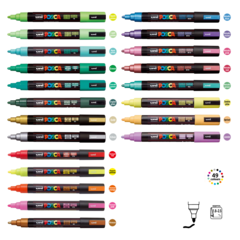 Posca Pc-5m Pta, Gruesa X 12 Unidades - tienda online