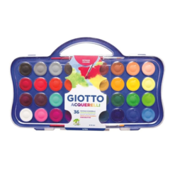 Acuarelas Giotto 36 Colores Bandeja + Pincel