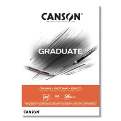 Block Canson Graduate Croquis A4 96g 40h