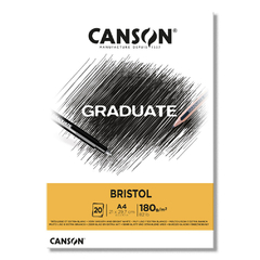 Block Canson Graduate Bristol A4 180g 20h