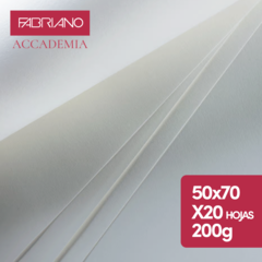 Fabriano ACCADEMIA 200gr. 50X70CM X 25 HOJAS