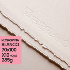 Fabriano Rosaspina 285gr Blanco 70x100 x 10 Hojas