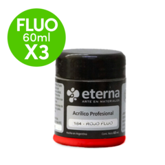 Acrilico Profesional Eterna 60ml Fluor x3