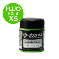 Acrilico Profesional Eterna 60ml Fluor x5