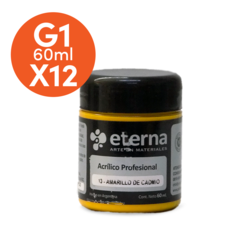 Acrilico Profesional Eterna 60ml Grupo 1 x12