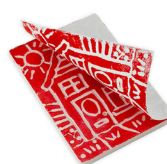 Tinta Al Agua GRABADO XILOGRAFIA ESSDEE 100cc Rojo - comprar online