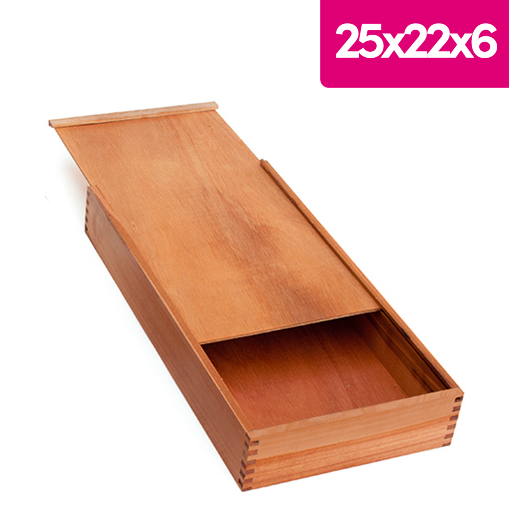 Organizador con cajas de madera 2025