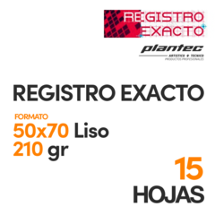 Papel Registro Exacto Liso 210gr 50x70 15 H