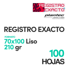 Papel Registro Exacto Liso 210gr 70x100 100 H