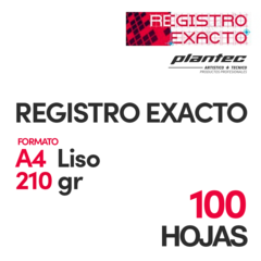 Papel Registro Exacto Liso 210gr A4 100 Hojas